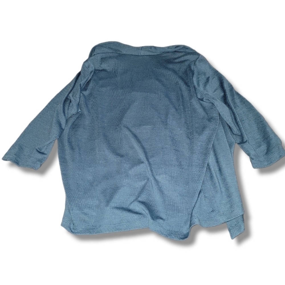 NWT Alfred Dunner Blue Blouse - Picture 6 of 8